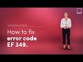 How to fix: Worcester Bosch CDi Compact boiler EF 349 error code | BOXT Boilers