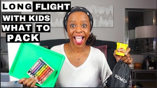 Long Haul Flight |WHAT TO PACK IN YOUR KIDS' CARRY ON FOR LONG FLIGHTS WITH KIDS