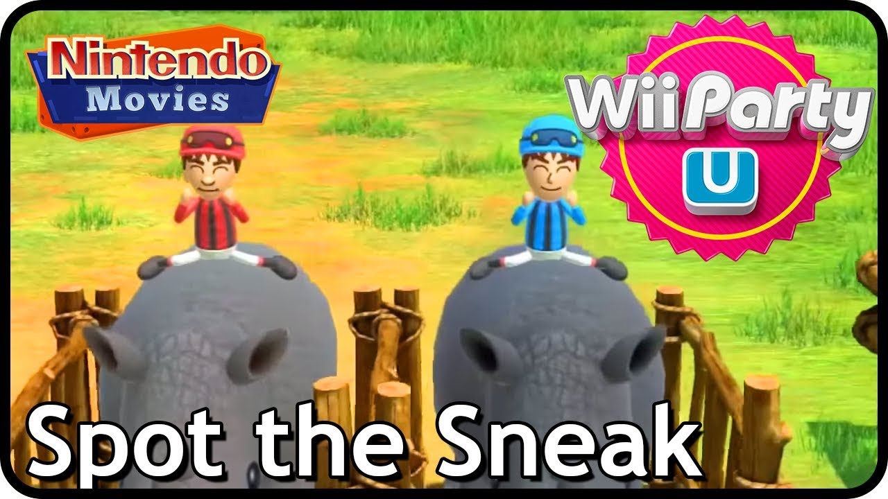 Wii Party U: Spot the Sneak (2 players, Master Difficulty)