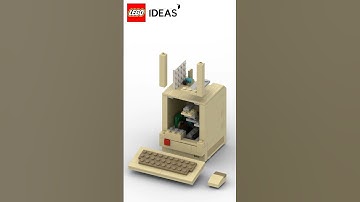 LEGO Apple Mac Classic | Vintage Apple Computer #shorts #legoshorts #legos