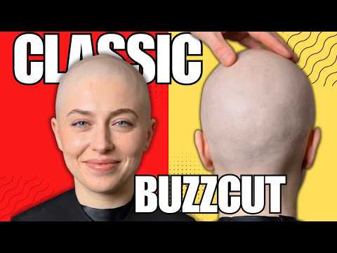 Extreme Hair Transformation Before vs After new Look | Female Buzzcut | Women Head Shave