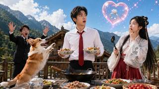 The anorexic CEO falls in love with the dog food made by the girl and wants to marry her!