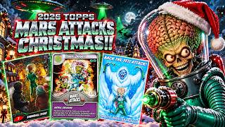 SKETCH CARD HIT!! New 2026 Topps Mars Attacks Christmas!!