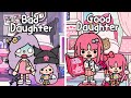 Bad daughter vs good daughter toca life world  toca life story  toca boca