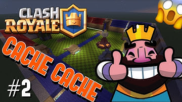 CACHE CACHE SUR MINECRAFT ! MAP CLASH ROYALE ! #2