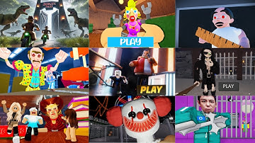 Roblox NEW UPDATE Mega Escape SQUID GAME Full Game + New Monsters, Walkthrough Speedrun