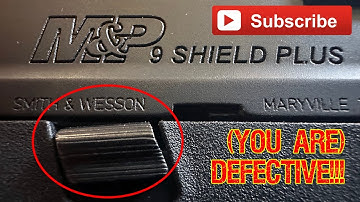 NOT DEFECTIVE!!! - Smith & Wesson M&P Shield Plus Slide Stop (Not Lock, Release) - Solution!