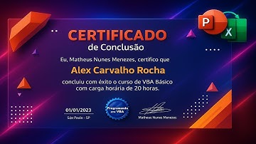 Como Integrar o Excel com o PowerPoint - Gerador de Certificados