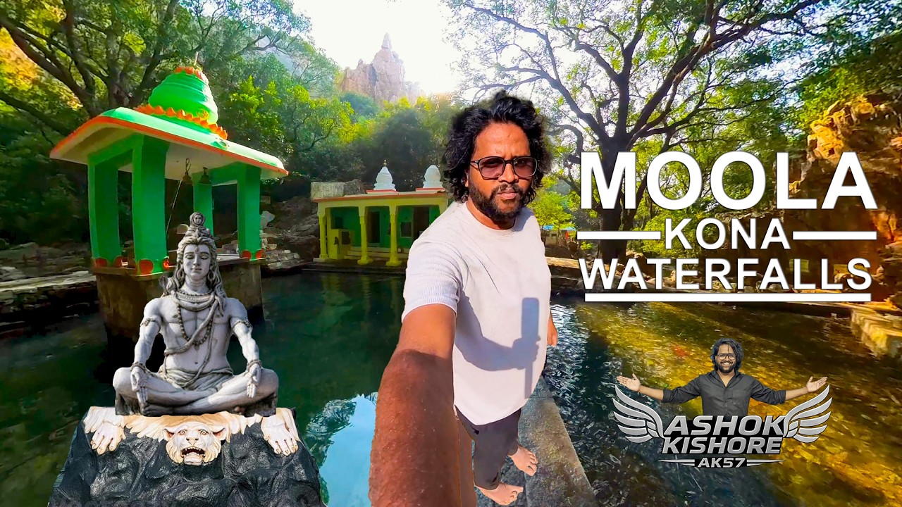 Secret Summer Spot Revealed! 😱 | Moola Kona Waterfalls 🌊 | 4K Solo Ride Guide 🔥 | Ashok Kishore