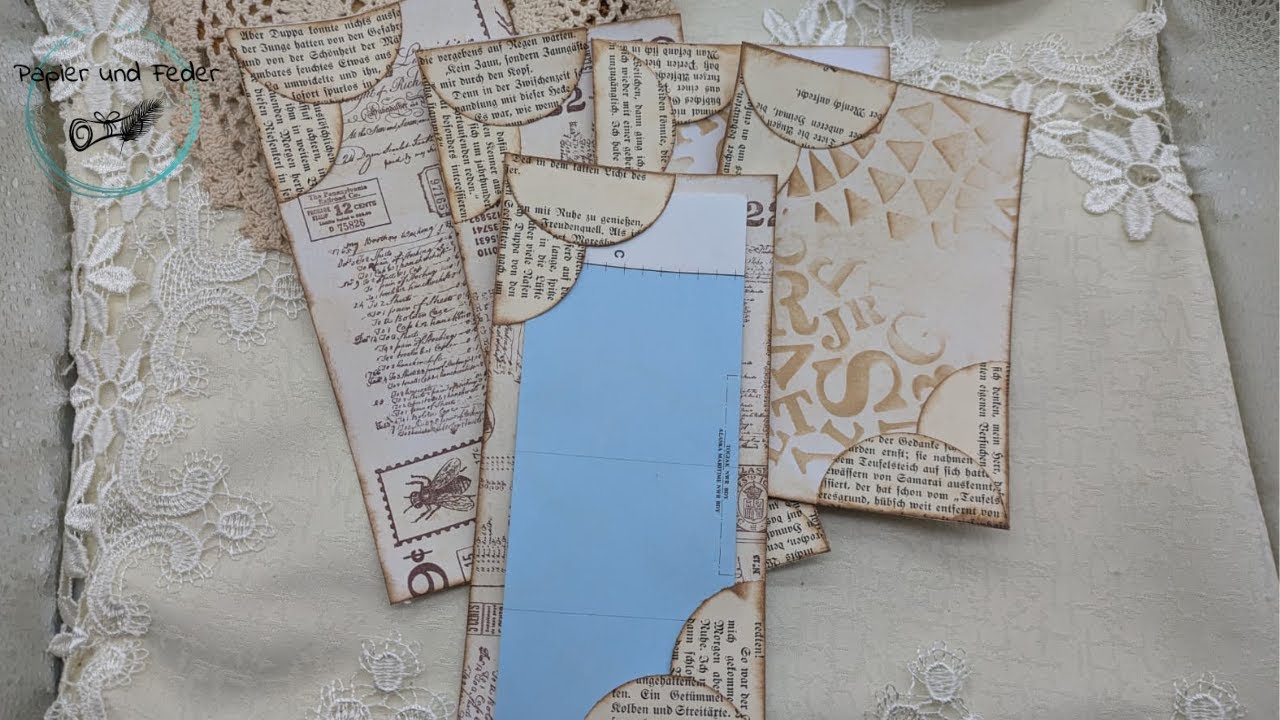 Massenproduktion No. 36 // Pockets mit Tuckspots für Dein Journal //inspiriert von ElkeK.