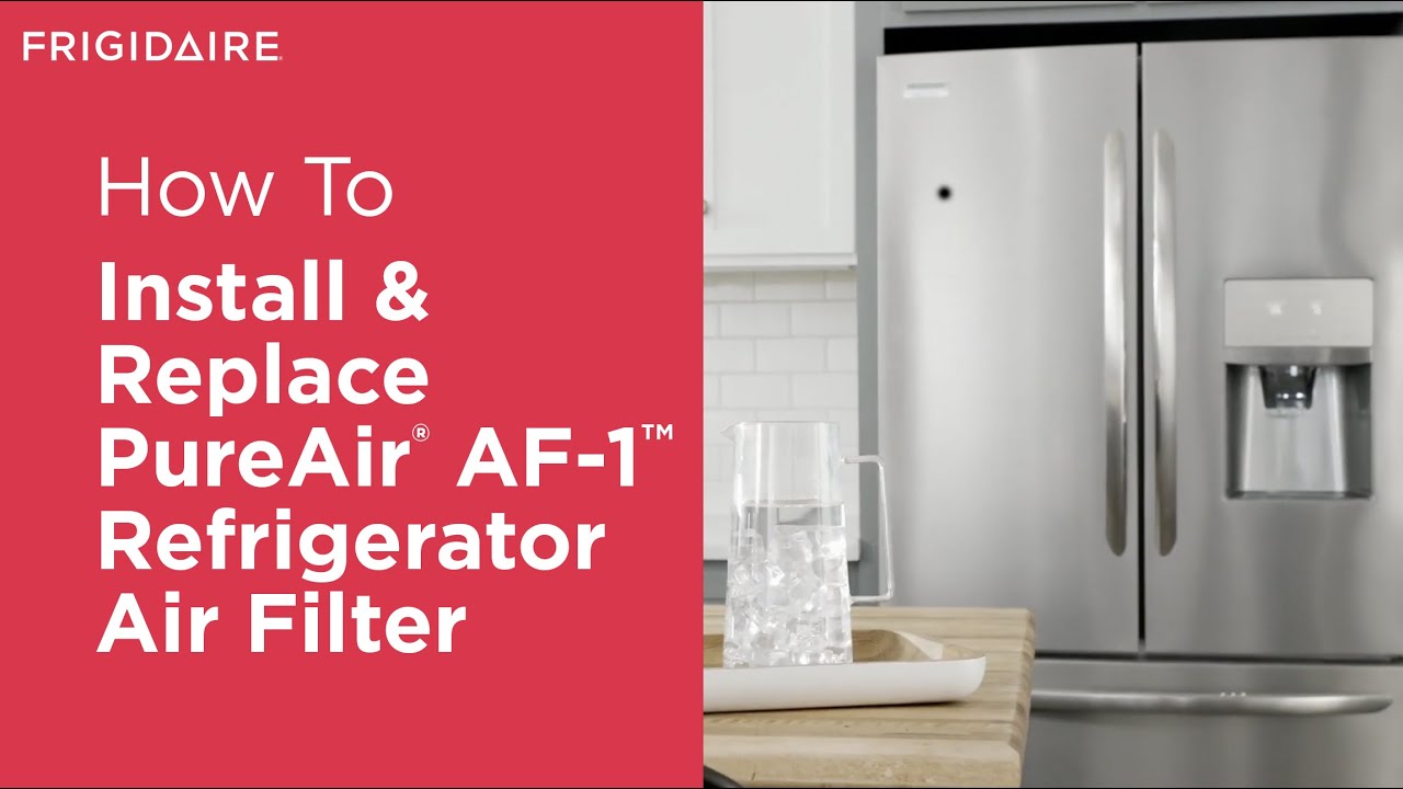 Change a Frigidaire Refrigerator Air Filter 