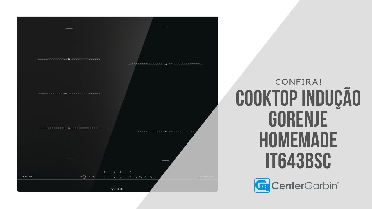 Cooktop Indução IT643BSC Gorenje YouTube