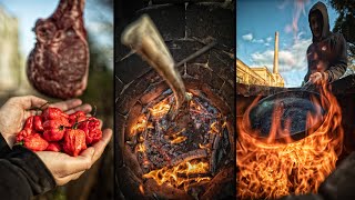 🌶️HOTTEST STEAK🥩 IN THE WORLD - ASMR OUTDOOR KITCHEN