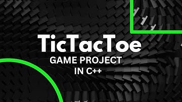 How to create TicTacToe in C++ using Objects and Classes.