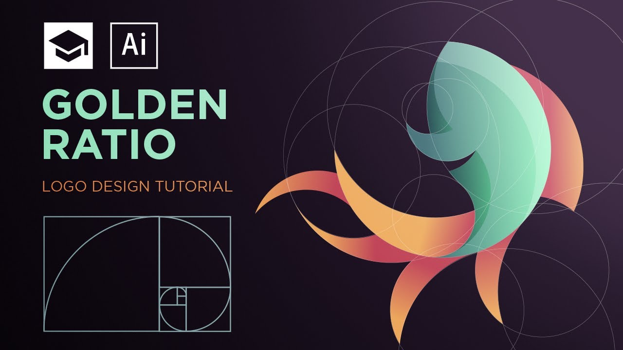 How to design a logo with golden Ratio | Adobe Illustrator ...