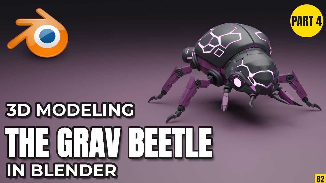 The Grav Beetle | Part 4 Final – Rigging, Animation & Final Render