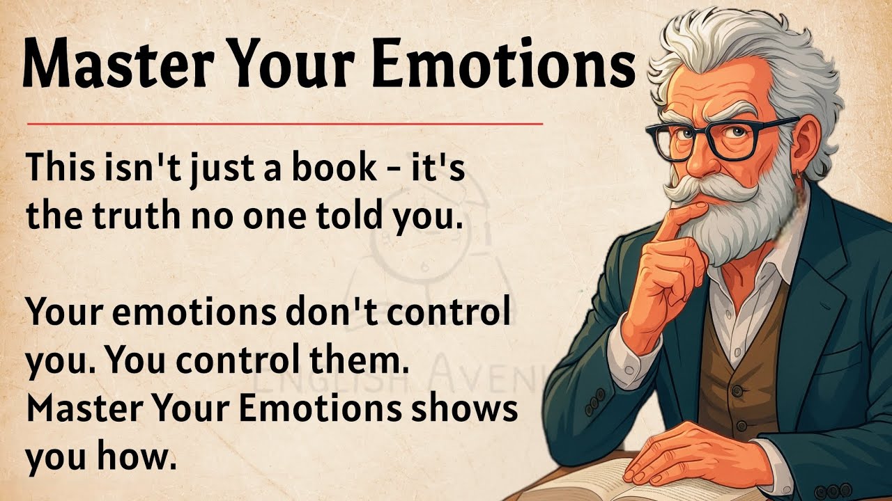 Outline Video Master Your Emotions Book Summary || Improve Your English Fluency || Graded Reader ✅️ | Audiobook