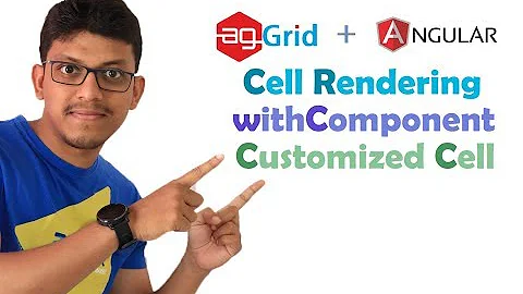 agGrid + angular: customized cell, cell rendering, cell colour, withComponent