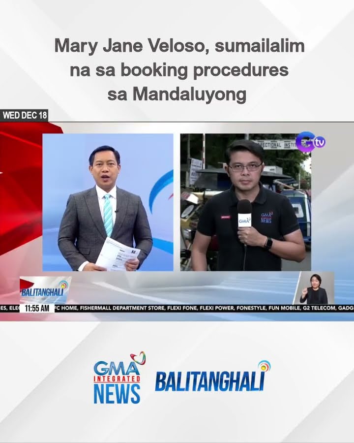 Mary Jane Veloso, sumailalim na sa booking procedures | Balitanghali