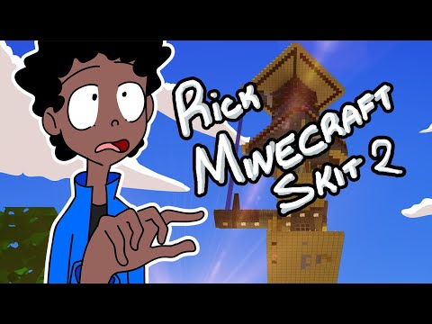 Comparing Minecraft home builds | Ricks Minecraft Skit 2