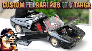 Custom Ferrari 288 GTO Targa - Tonka Polistil 1/16 basis - #Polistil #Modelcar