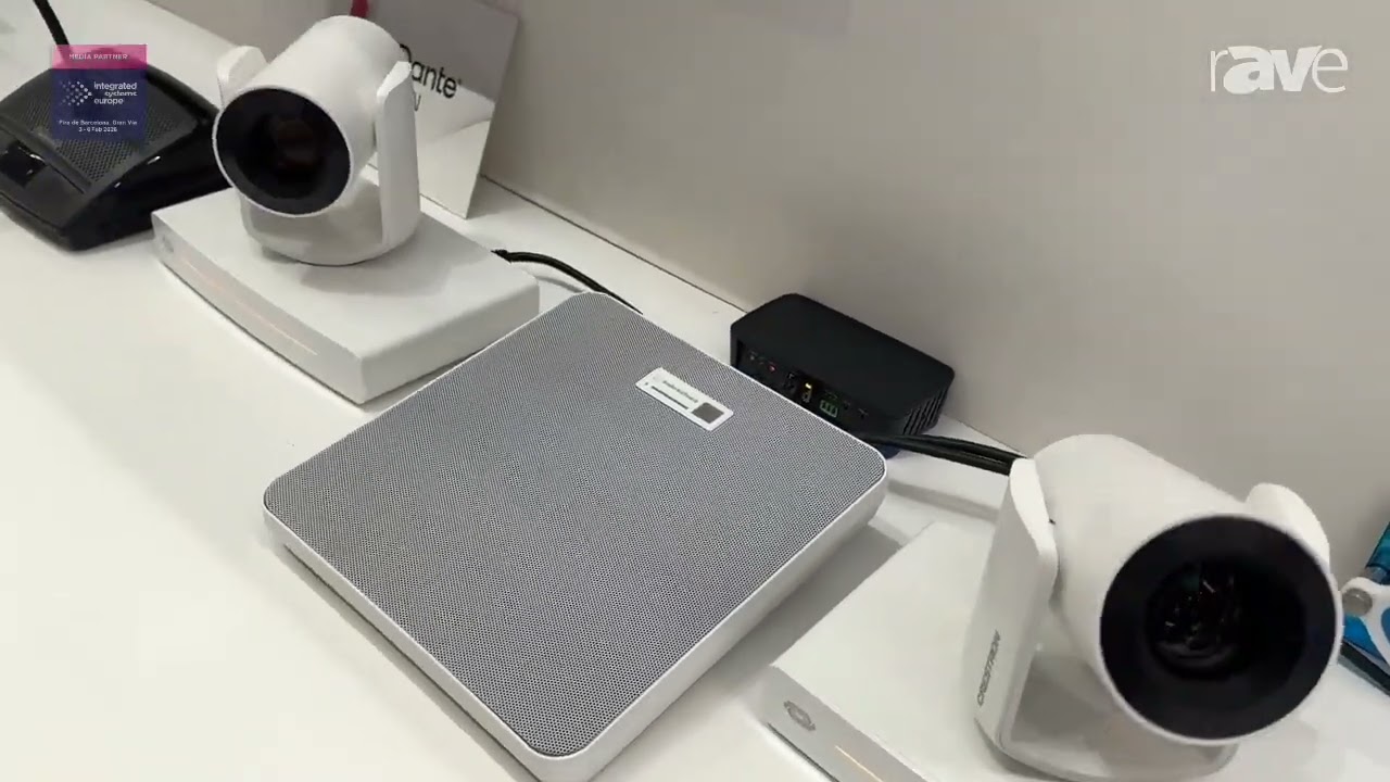 ISE 2026: Audio-Technica Features ATND1061 Beamforming Ceiling Array Microphone