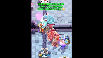 Defend With LEAST ELIXIR 💪💪 #viral