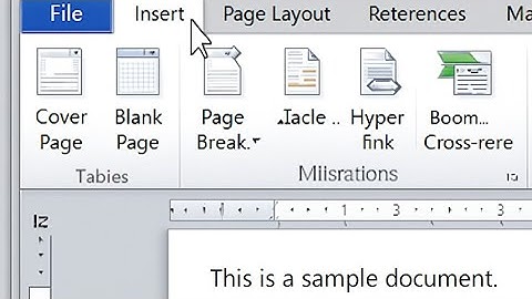 How to Use Insert & Layout Options in MS Office 2010 | Full Tutorial for Beginners
