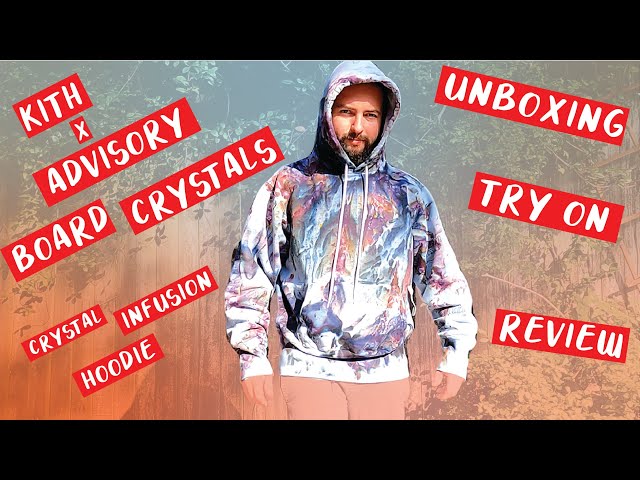 ADVISORY BOARD CRYSTALS x KITH CRYSTAL INFUSION HOODIE STORM DYE