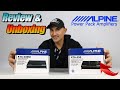 Alpine power pack amps kta450 and kta200m car audio amplifiers review and unboxing