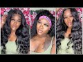 What Lace?🖤😍| Melted Jet Black Body Wave install🖤| CurlyMe Hair