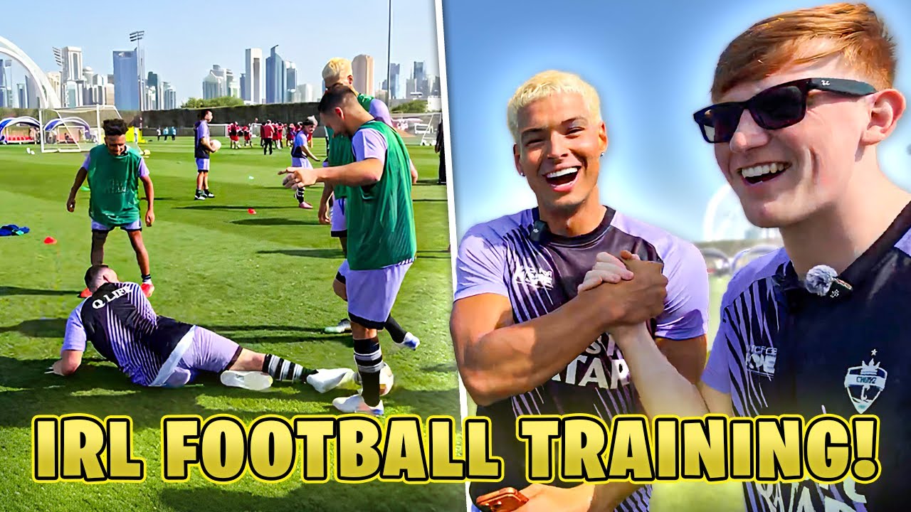 I Trained With Marlon, Lacy & Football Legends!