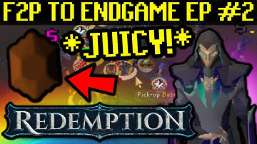 Getting Started as a F2P on Redemption RSPS 2022 - STARTER IS OP AND AMAZING NOW! EP #2! (GIVEAWAY)