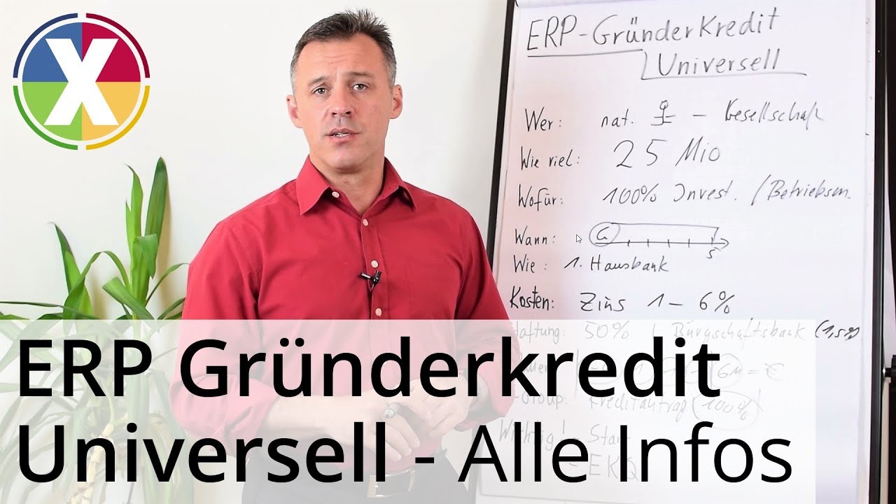 Erp Grunderkredit Universell Bis Zu 25 Mio Fur Investitionen Betriebskosten Youtube