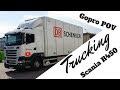 #10 POV Gopro unloading at Scania factory and country road driving (ScaniaR 450)