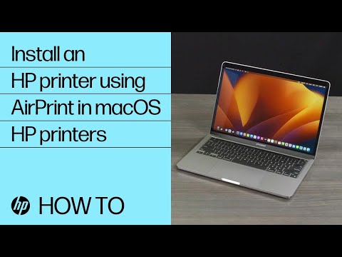 How to install an HP printer in macOS using AirPrint | HP printers | HP Support