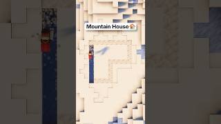 Minecraft Mountain House🏠 #minecraft