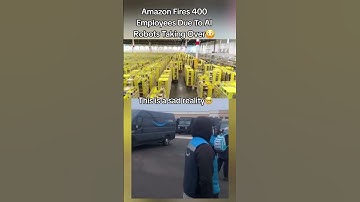 Amazon Lays Off 400 Employees as AI Robots Take Over Jobs #shorts #AIrobots #automation #jobloss