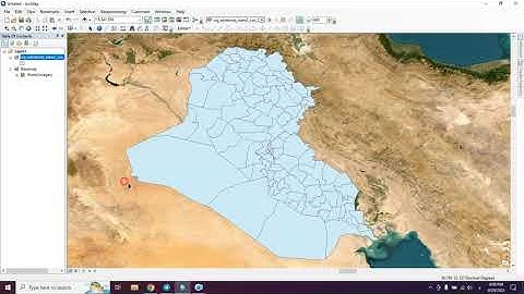 اضافة بيانات للجي اي اس وكيفية التعامل معها بواسطة برنامج gis