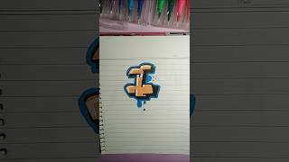 How to Draw Graffiti Letters (Easy Tutorial) 🎨 | Graffiti Letter 'I'