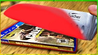 Experiment glowing 1000 degree knife vs infinite warfare (cancer review, literally)