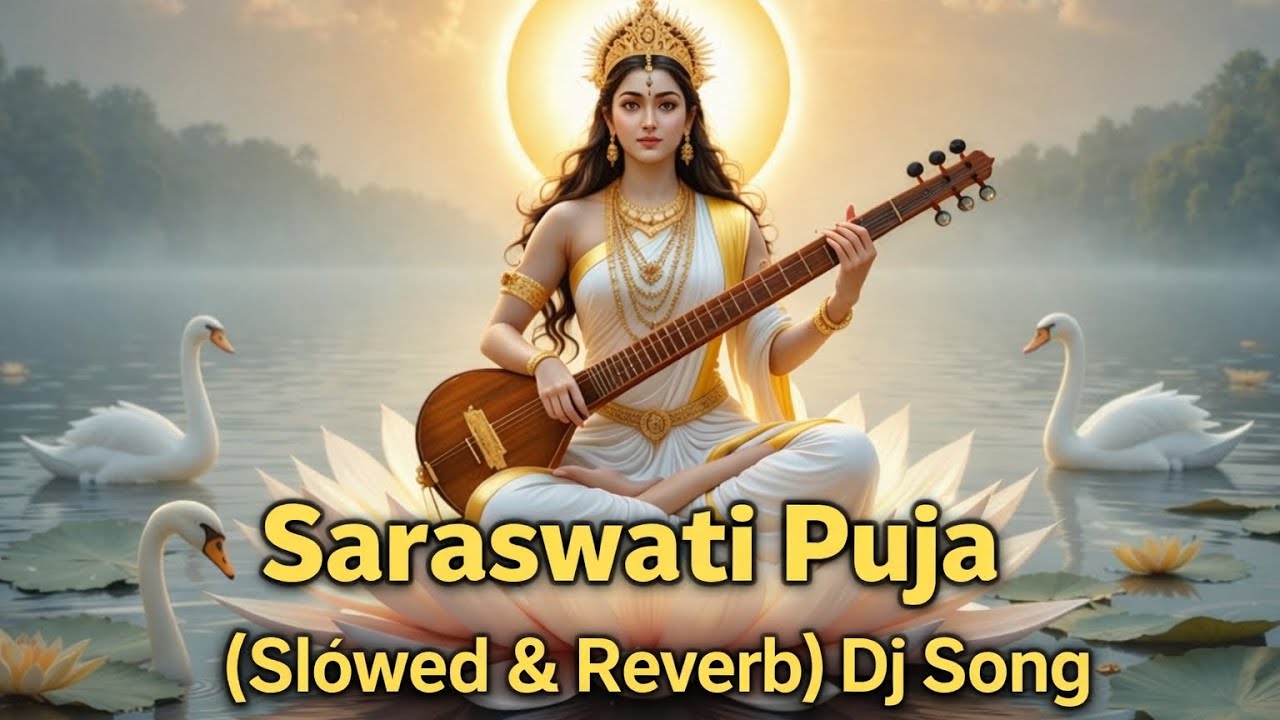 Saraswati Puja Dj Song (Slowed & Reverb) | Maa Saraswati Bhakti 