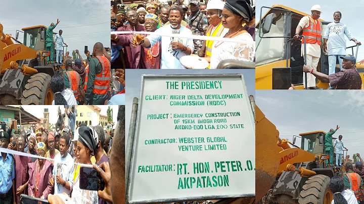 Akpatason Flags Off 15km Road Construction Project in Edo Community