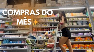 COMPRAS DO MÊS | Rotina morando “sozinha” aos 21 anos