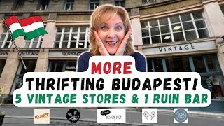 Thrift With Me in Budapest Again! 5 More Vintage Shops!