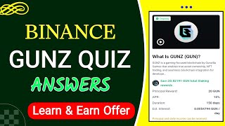 Binance Gunz Quiz Answers Binance Learn And Earn Campaign