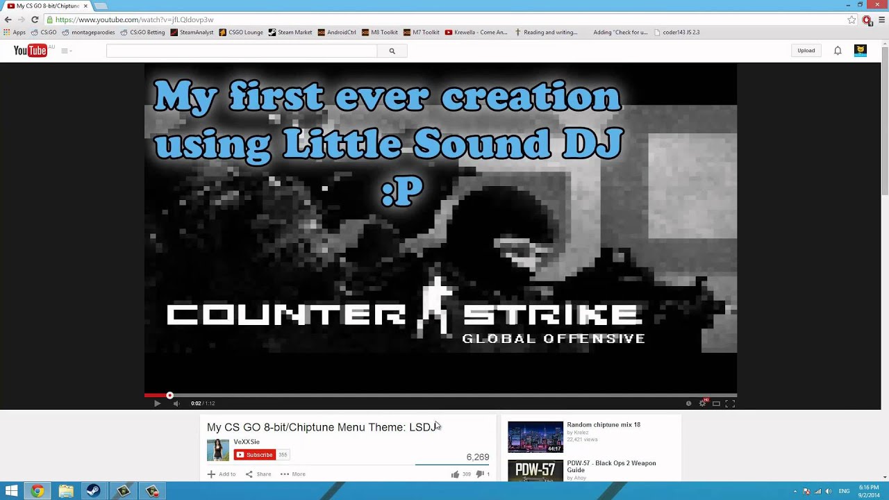 Change CS:GO Menu Sound (Not for pure servers) - YouTube