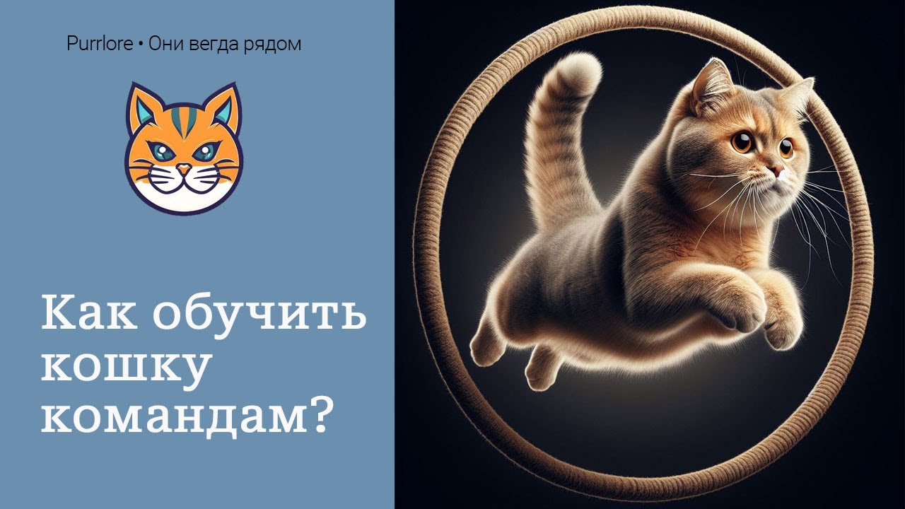 Дрессировка кошки Как обучить кошку командам? - YouTube