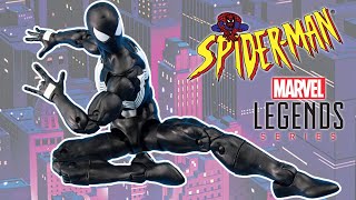 Marvel Legends HOMEM ARANHA SIMBIONTE Uniforme Negro - Spider-Man Vintage Wave 2 Review Comparativo