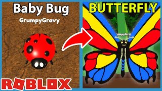 I Unlocked The Legendary Butterfly Bug In Roblox Bug Simulator